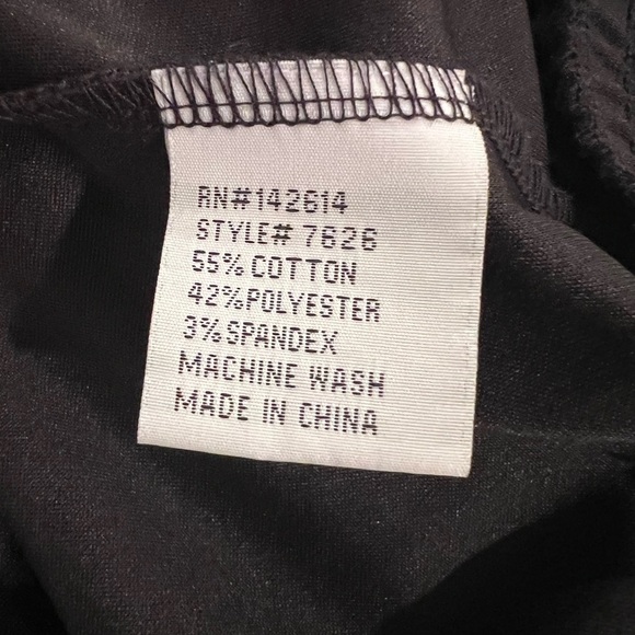 ELIZABETH & NICOLE women black pants/size L - Picture 3 of 10